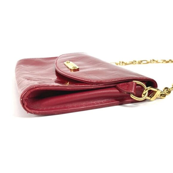 LOUIS VUITTON M93614 MonogramVernis Bel Ale Pochette Wallet Shoulder Bag - Picture 4 of 16